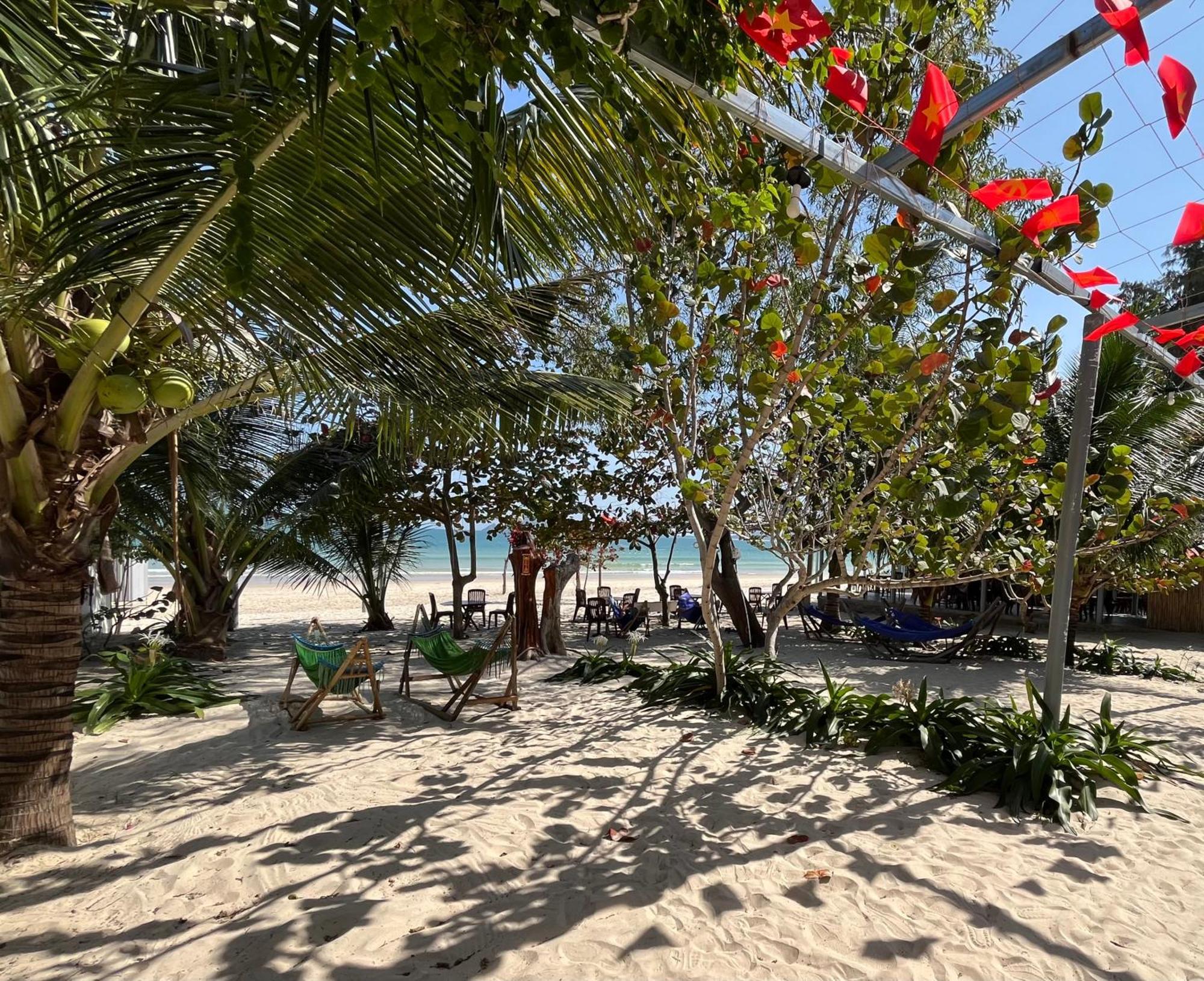 Robinson Beach Bungalow Vinh Hoa Eksteriør billede