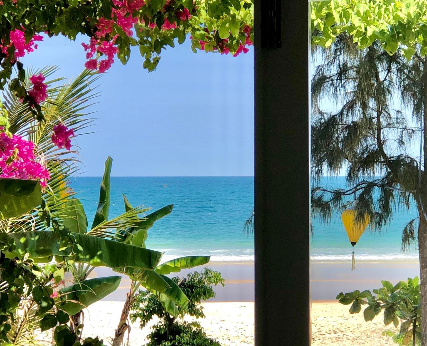 Robinson Beach Bungalow Vinh Hoa Eksteriør billede